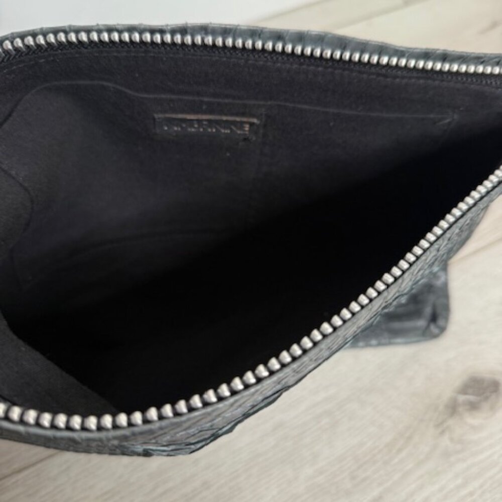 NMBR NINE Genuine Python Leather Soft Clutch Bag … - image 7